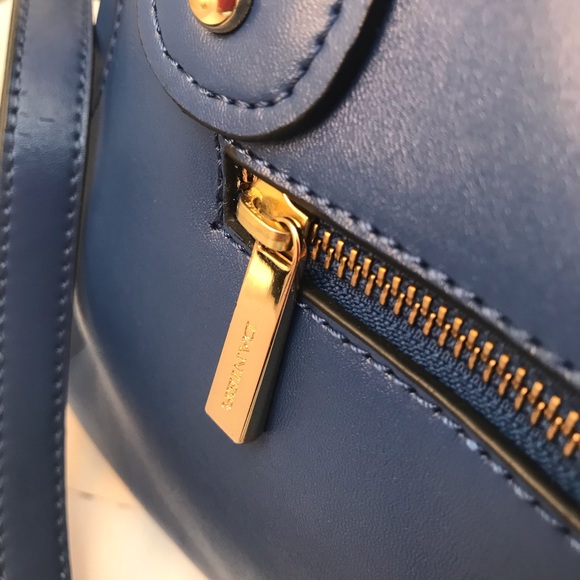 Danier Royal Blue Leather Bag - Picture 12 of 15